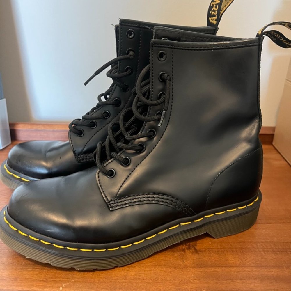 Dr. Martens 1460 8-Eye Slip-Resistant Boot - Black